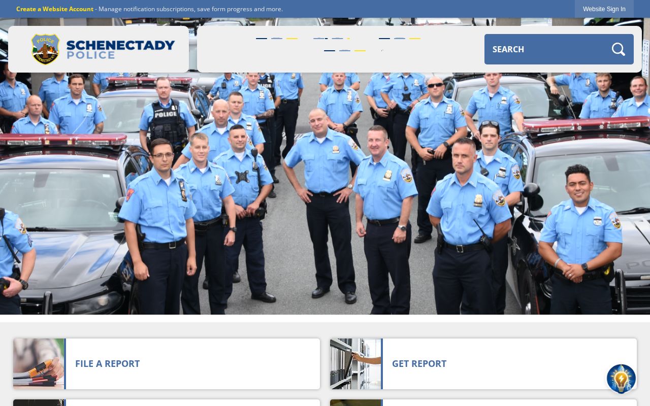 Schenectady Police Department official arrest-record source page
